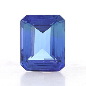 Loose Tanzanite - Emerald Cut 9.82ct GIA Violetish Blue Solitaire
